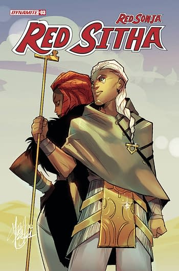 Cover image for RED SONJA RED SITHA #3 CVR B ANDOLFO