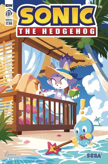 Cover image for SONIC THE HEDGEHOG ANNUAL 2022 CVR A SONIC TEAM