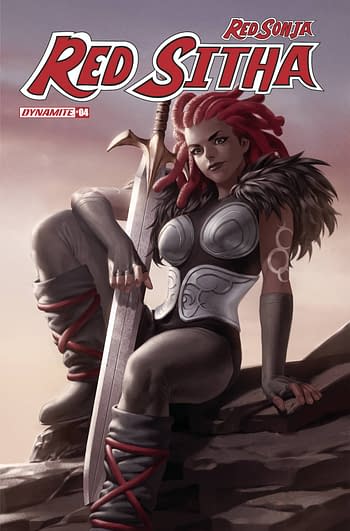 Cover image for RED SONJA RED SITHA #4 CVR A YOON