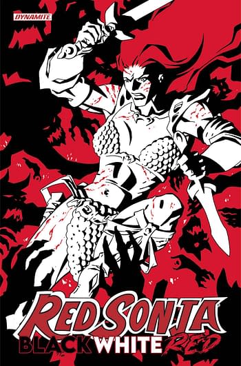 Cover image for RED SONJA BLACK WHITE RED HC VOL 02