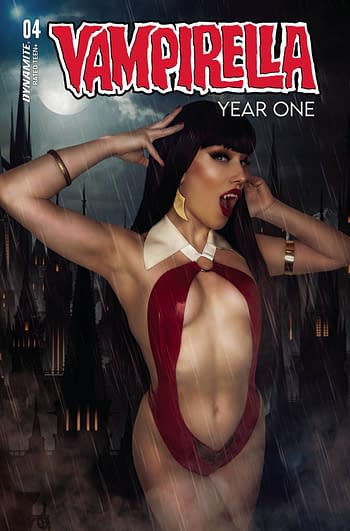 Cover image for VAMPIRELLA YEAR ONE #4 CVR E COSPLAY