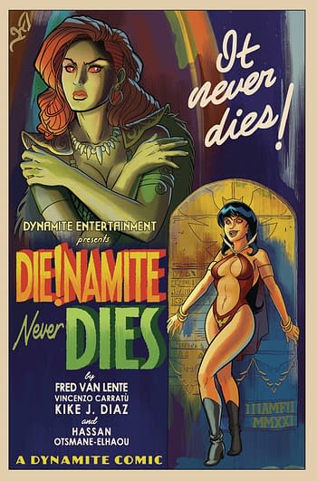 Cover image for DIE!NAMITE NEVER DIES TP