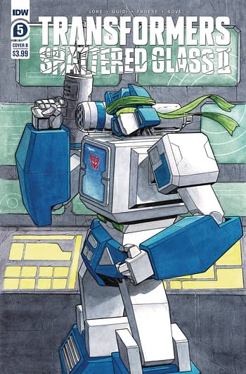Cover image for TRANSFORMERS SHATTERED GLASS II #5 CVR B KERSHAW