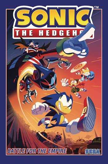 Cover image for SONIC THE HEDGEHOG TP VOL 13 BATTLE FOR THE EMPIRE