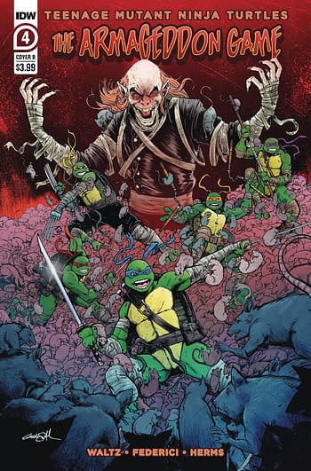 Cover image for TMNT ARMAGEDDON GAME #4 CVR B SMITH (MR)