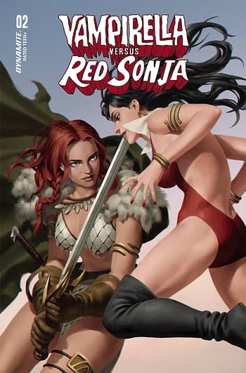 Cover image for VAMPIRELLA VS RED SONJA #2 CVR C YOON