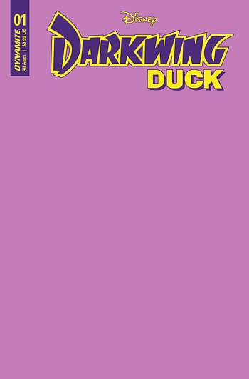 Cover image for DARKWING DUCK #1 CVR F BLANK AUTHENTIX