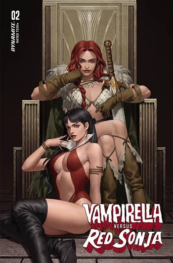 Cover image for VAMPIRELLA VS RED SONJA #3 CVR D YOON