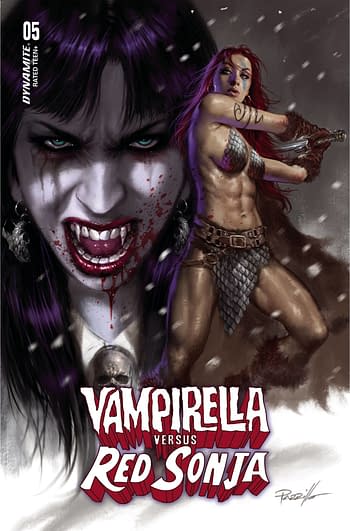 Cover image for VAMPIRELLA VS RED SONJA #5 CVR A PARRILLO