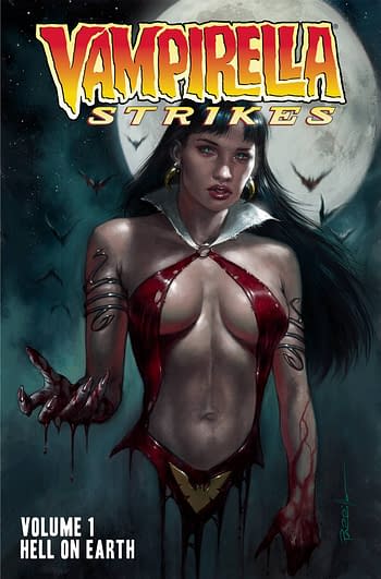 Cover image for VAMPIRELLA STRIKES TP VOL 01 HELL ON EARTH