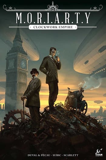 Cover image for MORIARTY CLOCKWORK EMPIRE TP (MR)