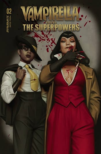Cover image for VAMPIRELLA VS SUPERPOWERS #2 CVR E PUEBLA