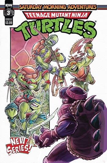 Cover image for TMNT SATURDAY MORNING ADV CONTINUED #3 CVR C DALEY