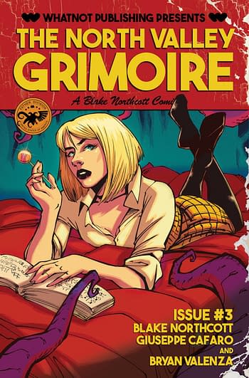 Cover image for NORTH VALLEY GRIMOIRE #3 (OF 6) CVR C PULP FICTION HOMAGE (M