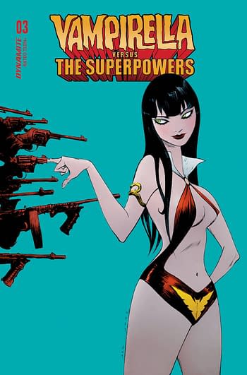 Cover image for VAMPIRELLA VS SUPERPOWERS #3 CVR A LEE