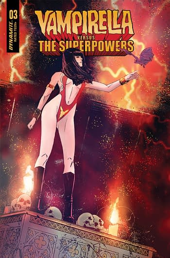 Cover image for VAMPIRELLA VS SUPERPOWERS #3 CVR C CAREY