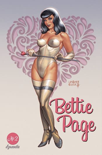 Cover image for BETTIE PAGE #2 CVR A LINSNER