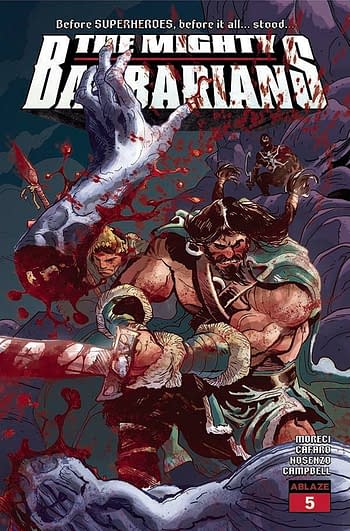 Cover image for MIGHTY BARBARIANS #5 CVR C EMANUELE GIZZI (MR)