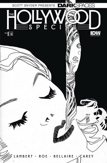 Cover image for DARK SPACES HOLLYWOOD SPECIAL #1 CVR D 25 DANI B&W (MR)