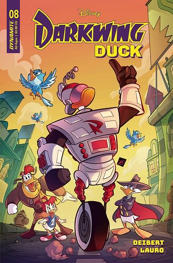Cover image for DARKWING DUCK #8 CVR E CANGIALOSI
