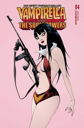 Cover image for VAMPIRELLA VS SUPERPOWERS #4 CVR A LEE