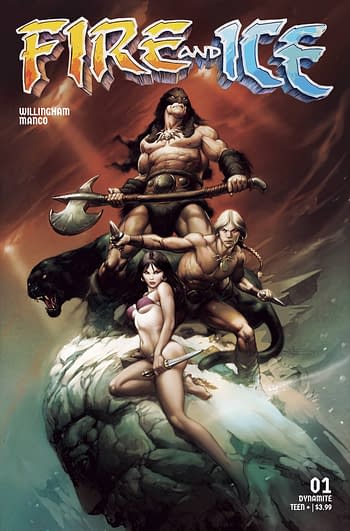 Cover image for FIRE AND ICE #1 CVR B MANCO