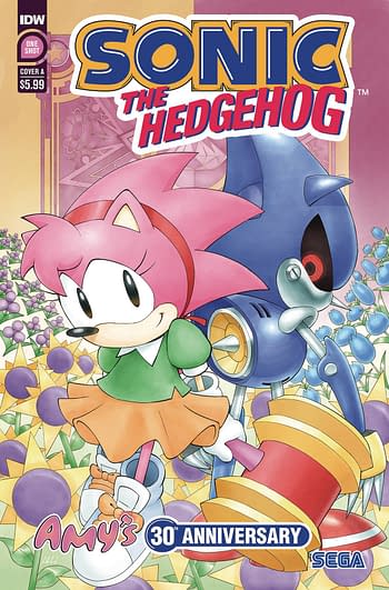 Cover image for SONIC THE HEDGEHOG AMYS 30TH ANNV #1 CVR A HAMMERSTROM