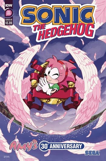 Cover image for SONIC THE HEDGEHOG AMYS 30TH ANNV #1 CVR B FONSECA