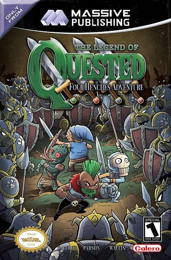 Cover image for QUESTED ONE SHOT CVR C VIDEO GAME HOMAGE