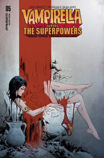 Cover image for VAMPIRELLA VS SUPERPOWERS #5 CVR A LEE