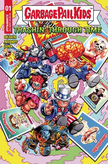 Cover image for GARBAGE PAIL KIDS THROUGH TIME #1 CVR C MEEKS