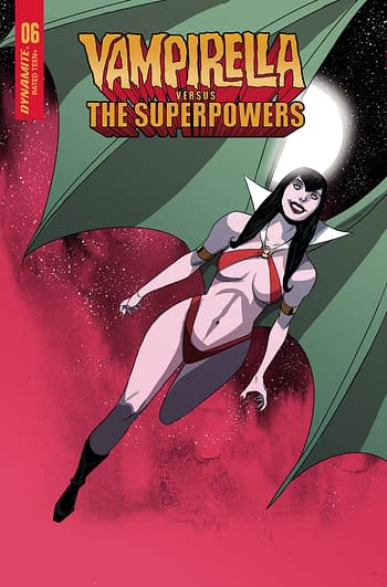 Cover image for VAMPIRELLA VS SUPERPOWERS #6 CVR C MOSS