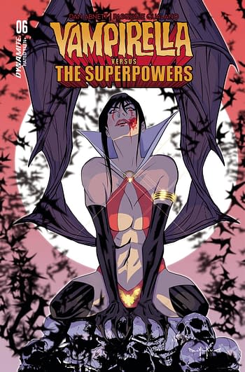 Cover image for VAMPIRELLA VS SUPERPOWERS #6 CVR E QUALANO