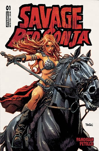 Cover image for SAVAGE RED SONJA #1 CVR A PANOSIAN