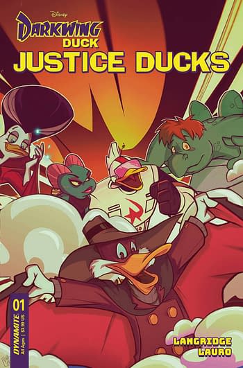 Cover image for JUSTICE DUCKS #1 CVR B TOMASELLI
