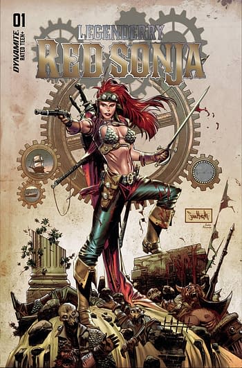 Cover image for LEGENDERRY RED SONJA ONE SHOT CVR A MURPHY