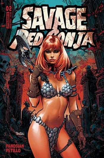 Cover image for SAVAGE RED SONJA #2 CVR A PANOSIAN