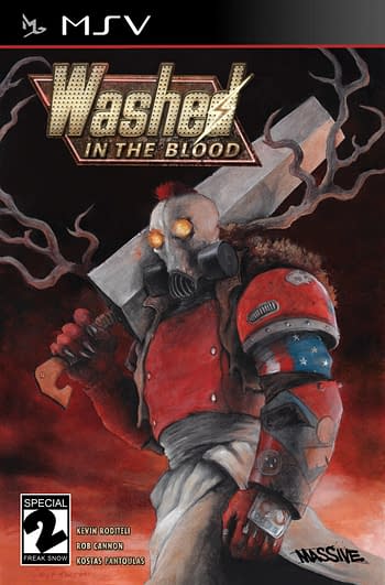 Cover image for WASHED IN THE BLOOD #2 (OF 3) CVR C PARSONS VIDEO GAME HOMAG