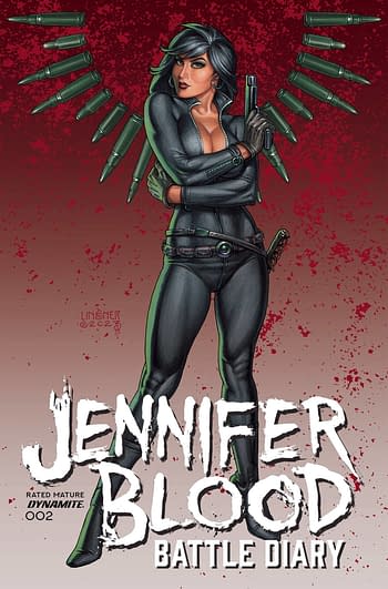 Cover image for JENNIFER BLOOD BATTLE DIARY #2 CVR A LINSNER (MR)