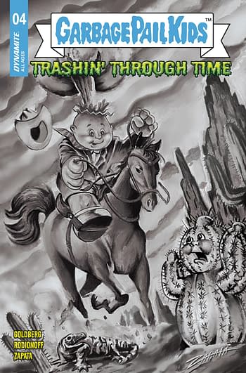 Cover image for GARBAGE PAIL KIDS THROUGH TIME #4 CVR E 10 COPY INCV ZAPATA
