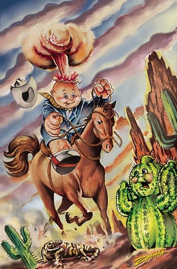 Cover image for GARBAGE PAIL KIDS THROUGH TIME #4 CVR H 15 COPY INCV ZAPATA