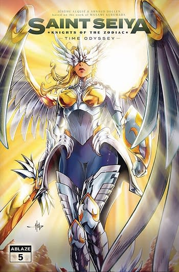 Cover image for SAINT SEIYA KNIGHTS OF ZODIAC TIME ODYSSEY #5 CVR B CREEES L