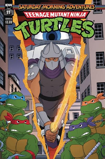 Cover image for TMNT SATURDAY MORNING ADV 2023 #11 CVR A SCHOENING