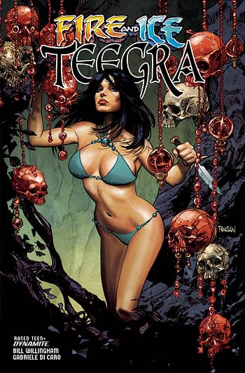 Cover image for FIRE & ICE TEEGRA ONE SHOT CVR A PANOSIAN
