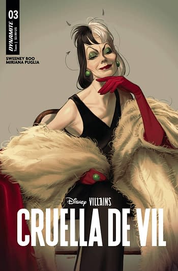 Cover image for DISNEY VILLAINS CRUELLA DE VIL #3 CVR B SWAY