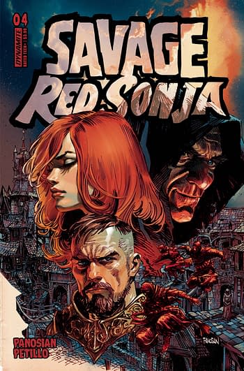 Cover image for SAVAGE RED SONJA #4 CVR A PANOSIAN