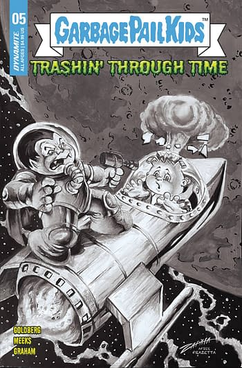 Cover image for GARBAGE PAIL KIDS THROUGH TIME #5 CVR E 10 COPY INCV ZAPATA