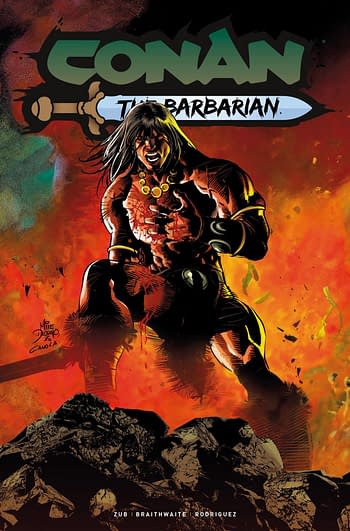 Cover image for CONAN BARBARIAN #9 CVR A DEODATO (MR)