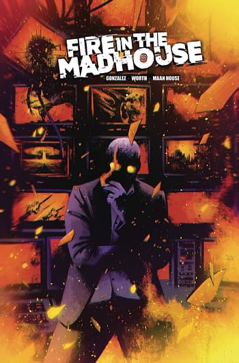 Cover image for FIRE IN THE MADHOUSE #2 (OF 4) CVR C MAAN HOUSE (MR)