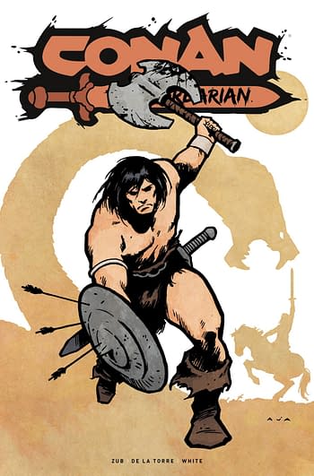 Cover image for CONAN BARBARIAN #10 CVR D AJA (MR)